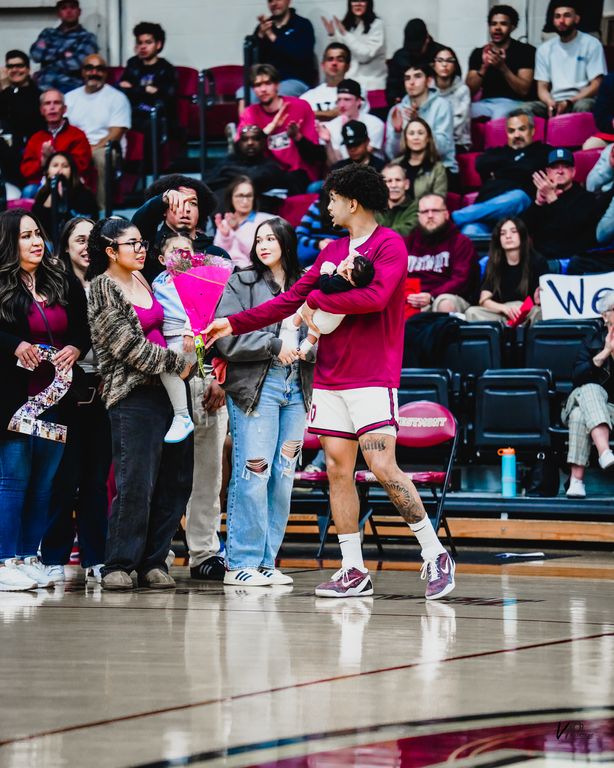 Adrian Mcintyre  Senior Night Westmont — photograph 2